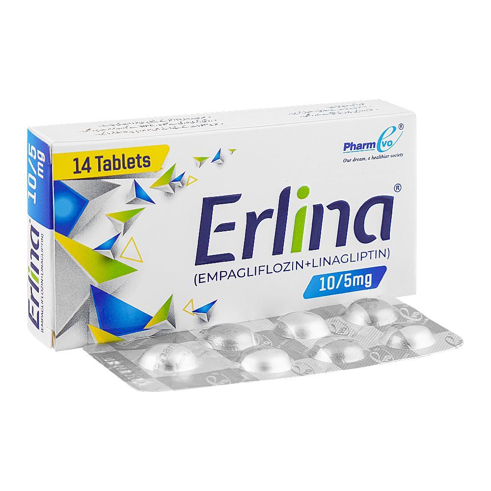 Erlina Tablets 10/5mg, Box (14 Tablets)