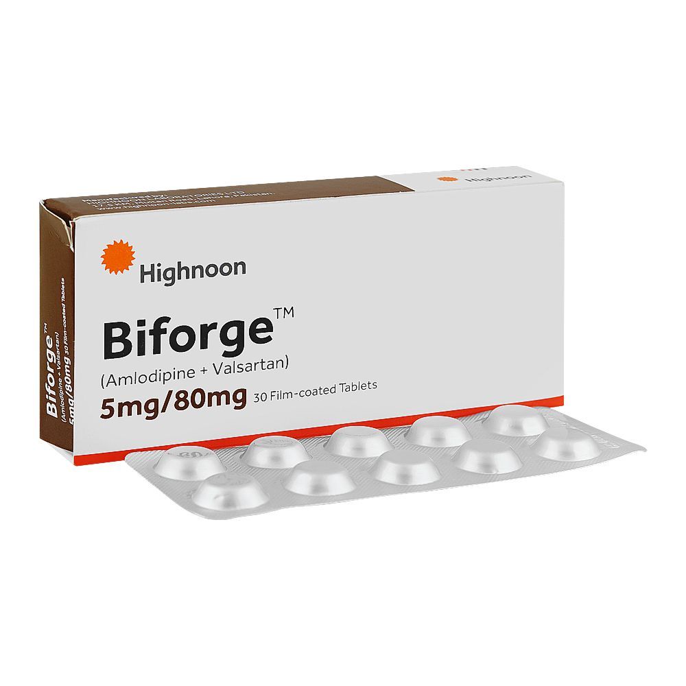 Biforge 5/80mg, Strip (10 Tablets)
