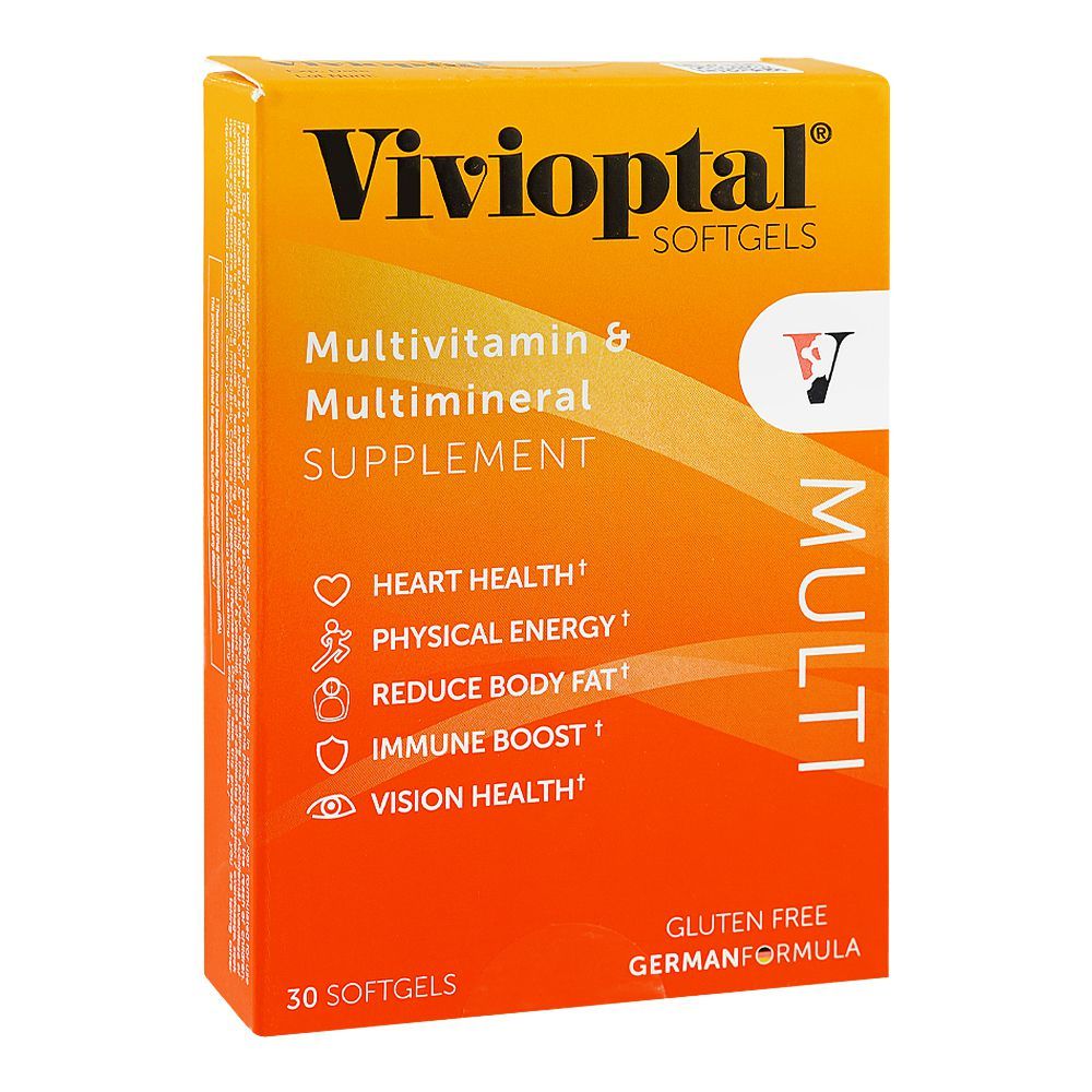 Vivioptal Multivitamin & Multimineral Supplement, Box (30 Softgels)