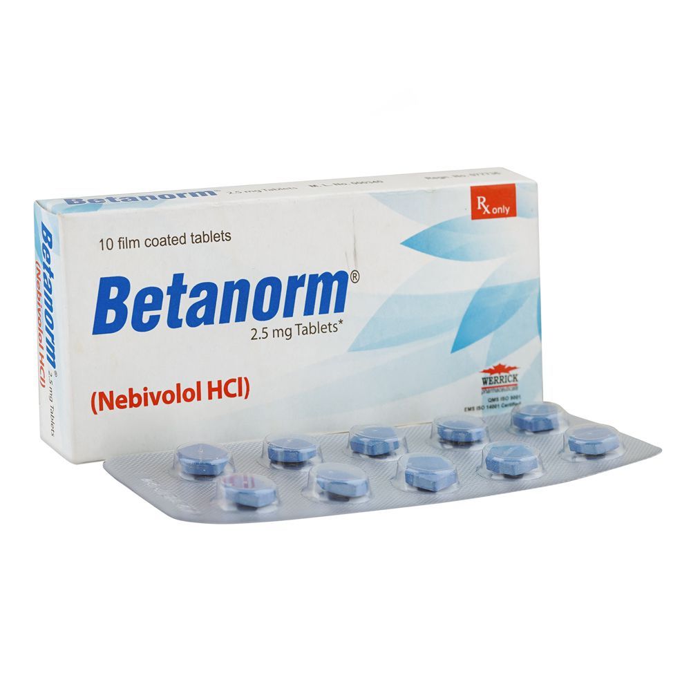 Betanorm Tablets 2.5mg, Box (10 Tablets)