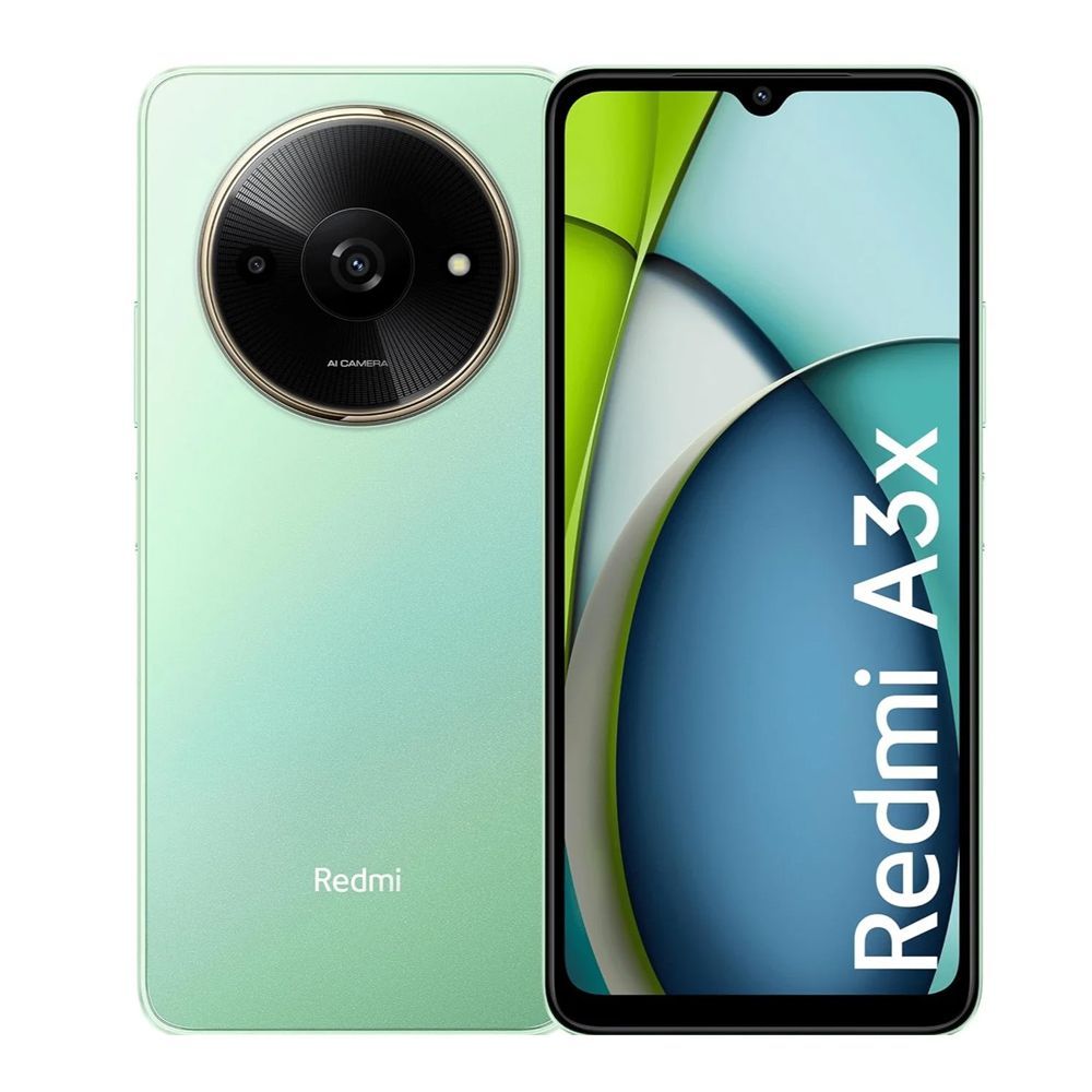 Xiaomi Redmi A3x (3GB/64GB) Smartphone, Aurora Green