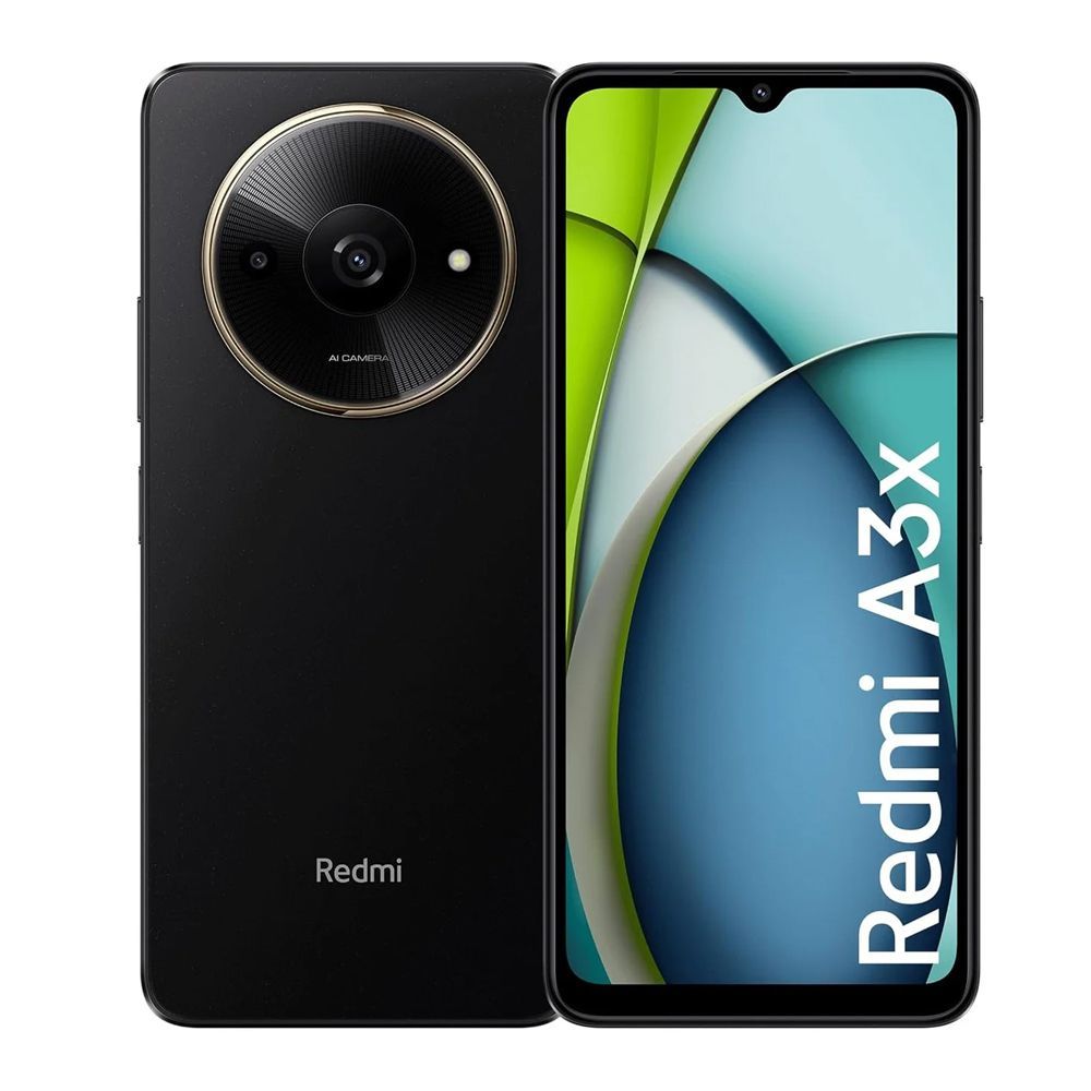 Xiaomi Redmi A3x (3GB/64GB) Smartphone, Midnight Black