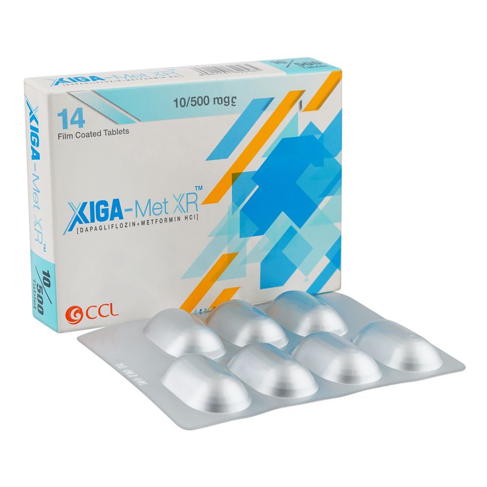 Xiga Met Xr 10/500mg Tablets, Box