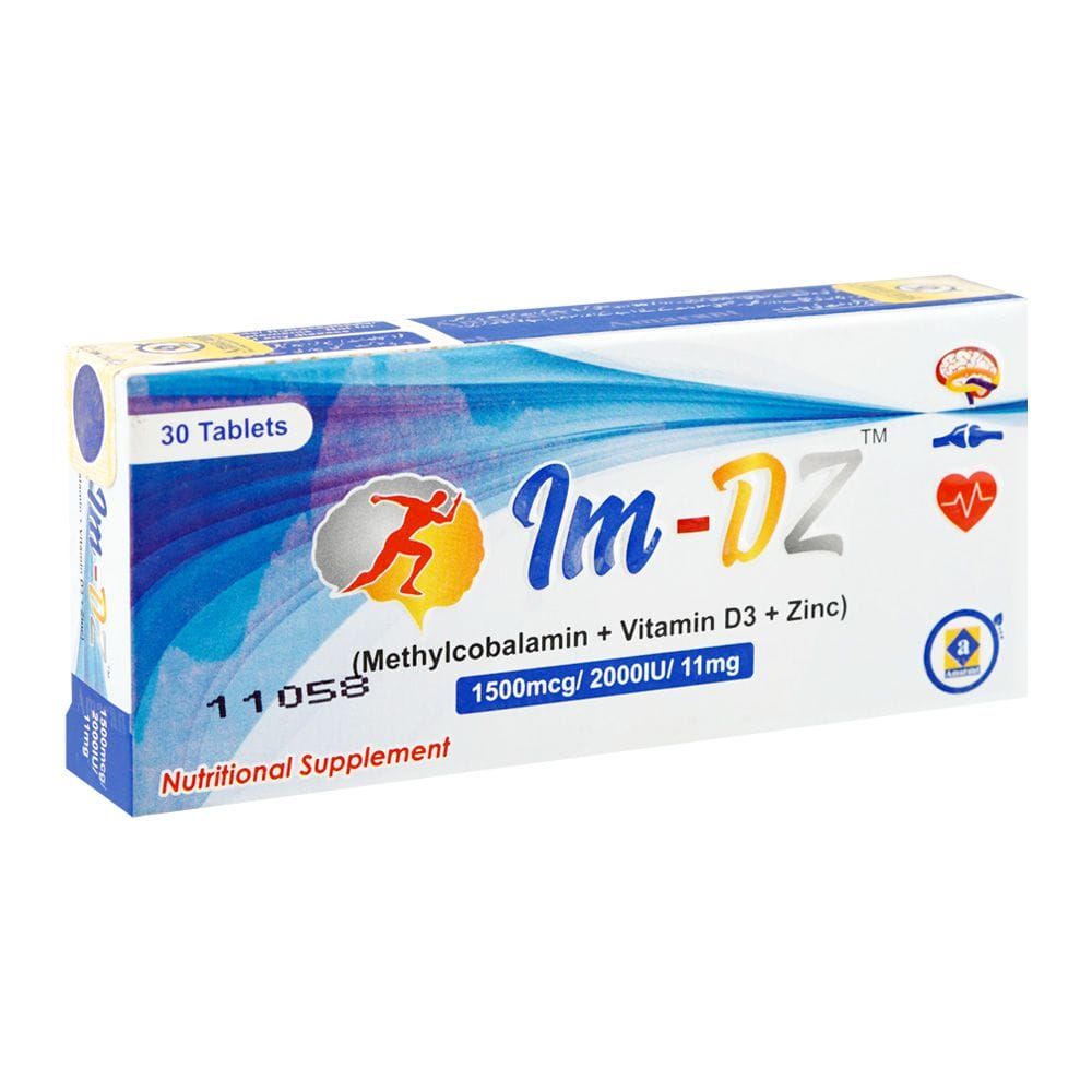 Im-Dz Nutritional Supplement Tablets, Immune & Energy Support Supplement, 30 Pack