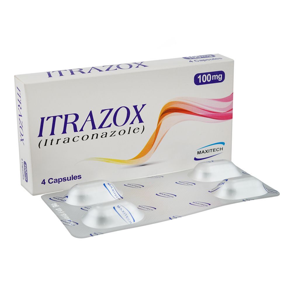 Itrazox 100mg Capsules, Box