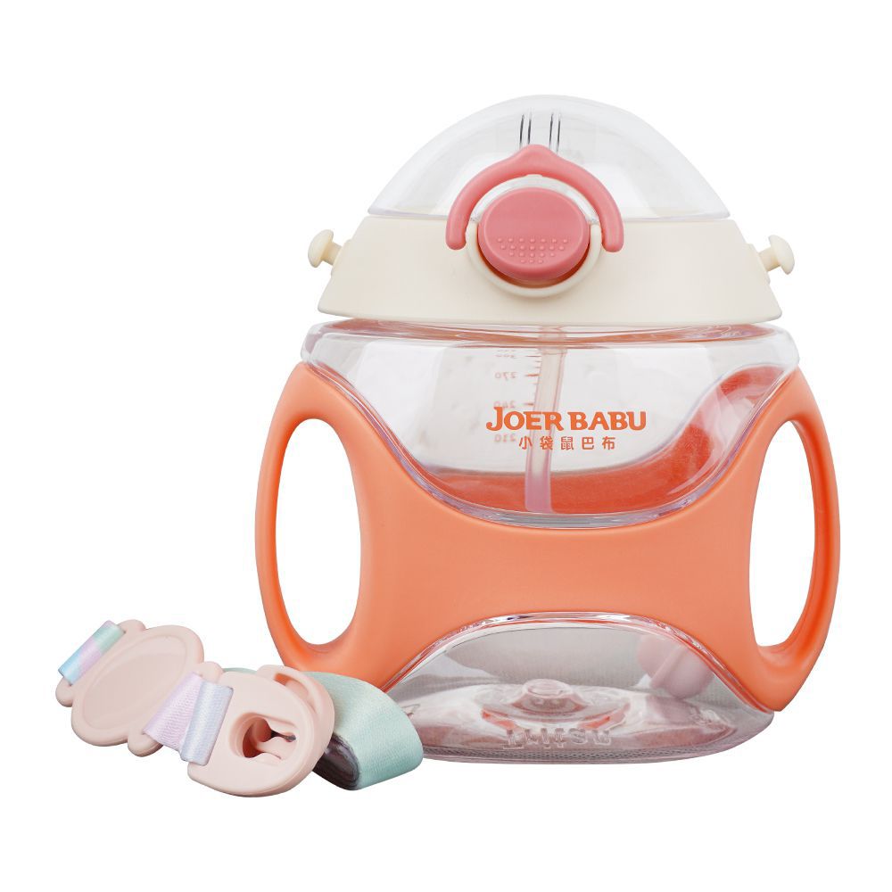 Mum Love Baby Sippy Cup With Straw, BPA Free, Pink, 330ml, C6217