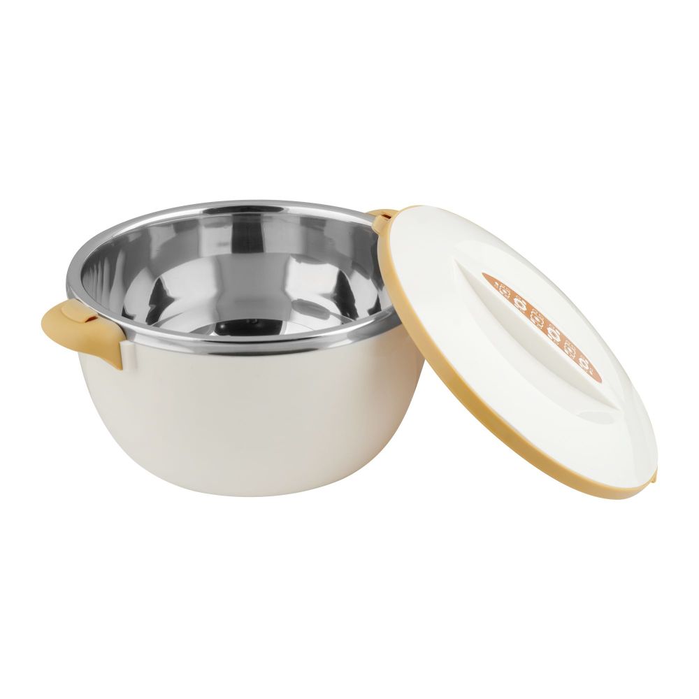 Bhoja Stainless Steel Warmer Hot Pot Set With Lock Set, 1000ml/2000ml/3600ml/6000ml, PB622/4WP, 4-Pack