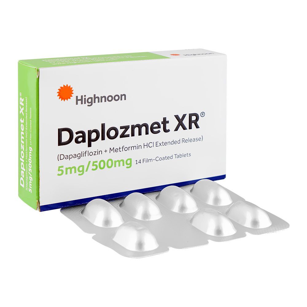 Daplozmet XR Tab 5/500mg, Box (14 Tablets)