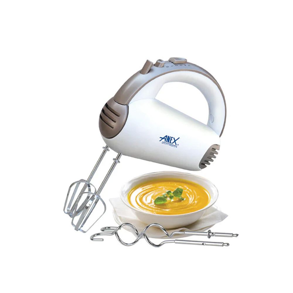 Anex Deluxe Hand Mixer, 250W, White, AG-392