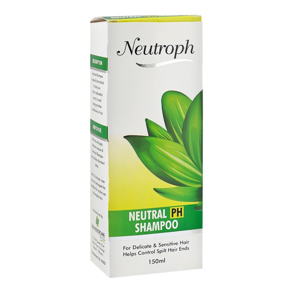 Neutroph Neutral PH Shampoo, Control Split Hair Ends, For Sensitive Hair, 150ml