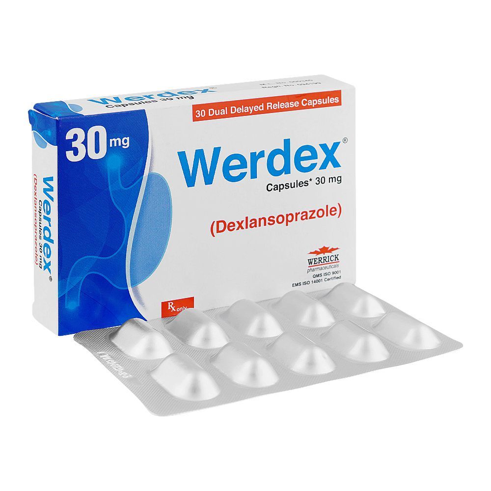 Werdex 30mg, Strip (10 Capsules)