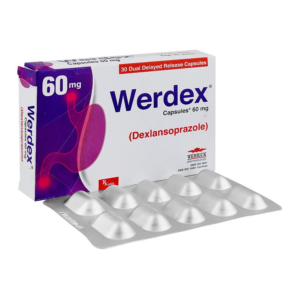 Werdex 60mg, Strip (10 Capsules)