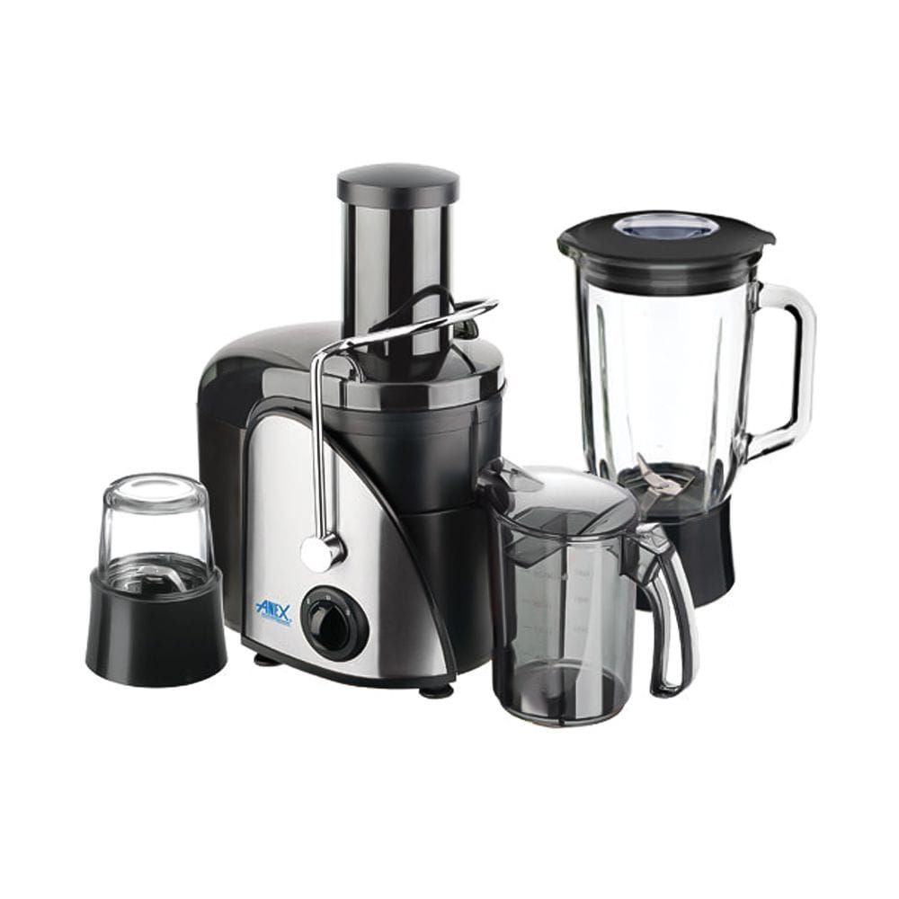Anex Deluxe Juicer Blender Grinder, 600W, Black, AG-181
