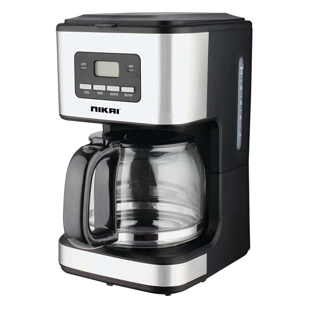 Nikai Coffee Maker, 900W, 1.5L Capacity Glass Jug, NCM2120DSX
