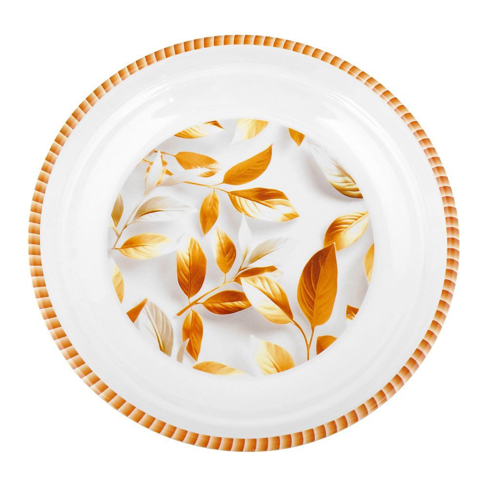 Sky Melamine 8" Nihari Plate, Brown, 1-Pack