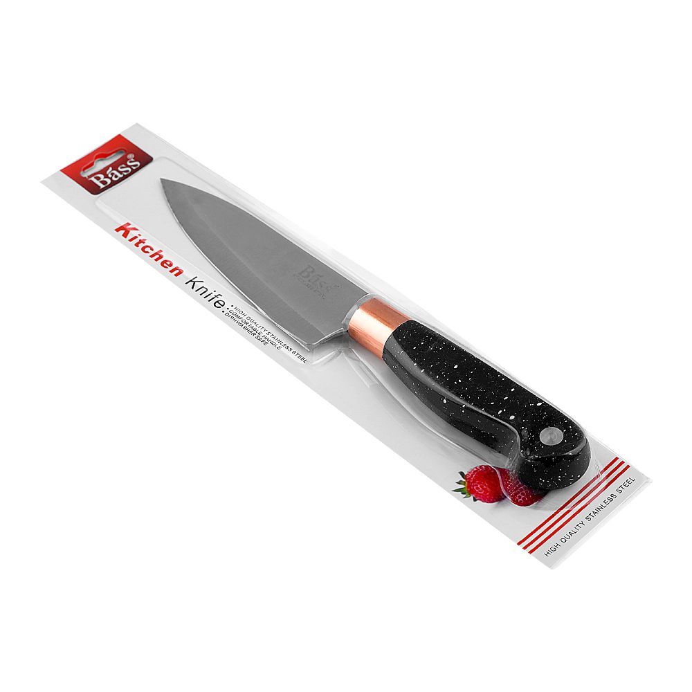 Bass Stainless Steel Kitchen Chef knife, Sharp Blade for Precision Cutting, B93-63 (CHB-019)