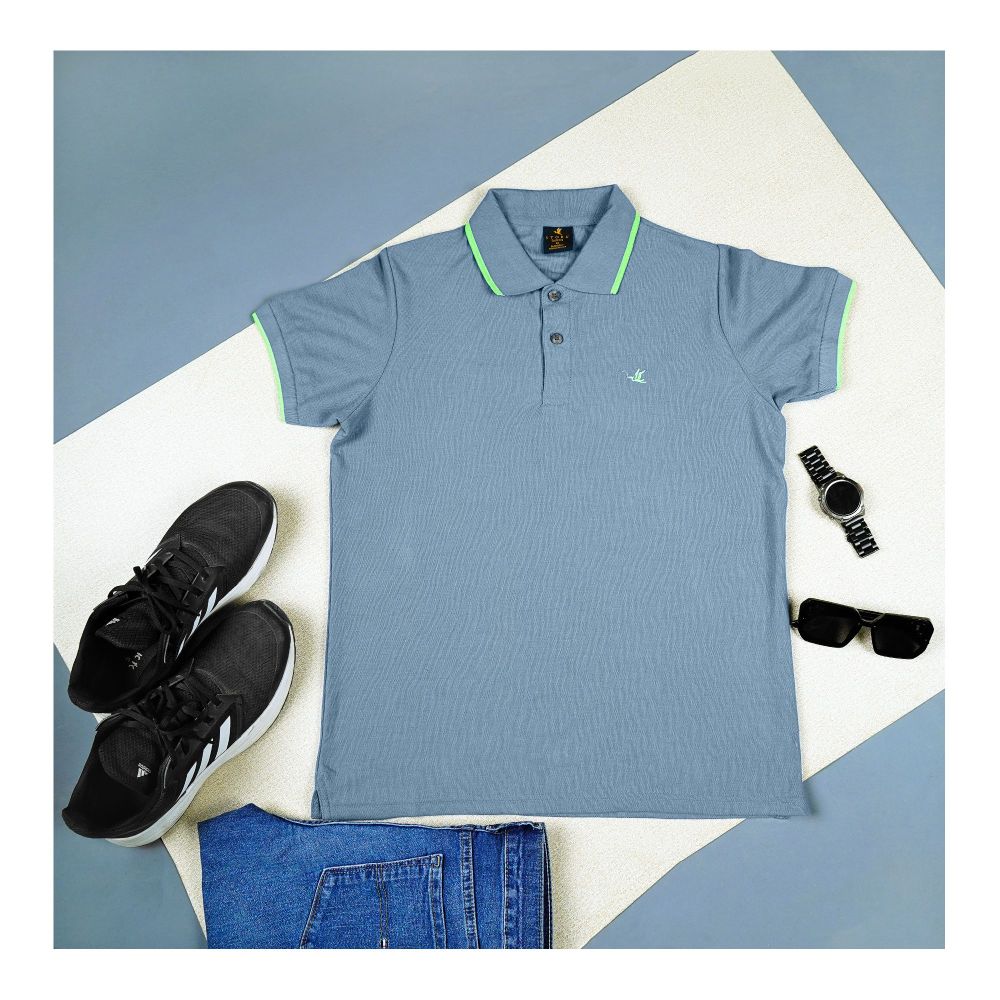 Pace Setters Men's Polo T-Shirt, Light Blue, PS-2