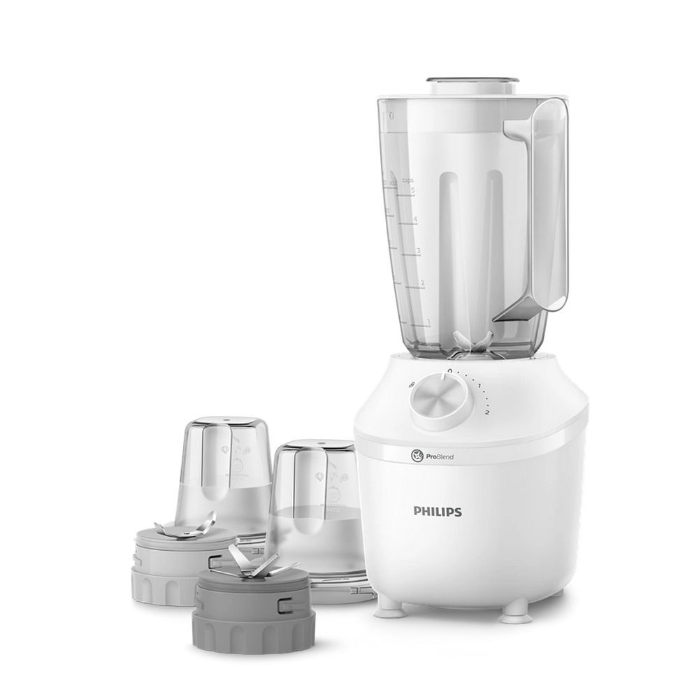 Philips 3000 Series Blender, 2000ml Plastic Jug, 600W, HR2191/30