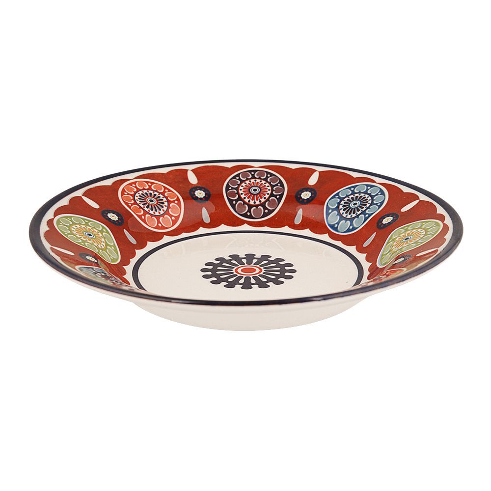 Claytan 9.1" Sumaya Maroon Soup Plate, OC1610FS9005