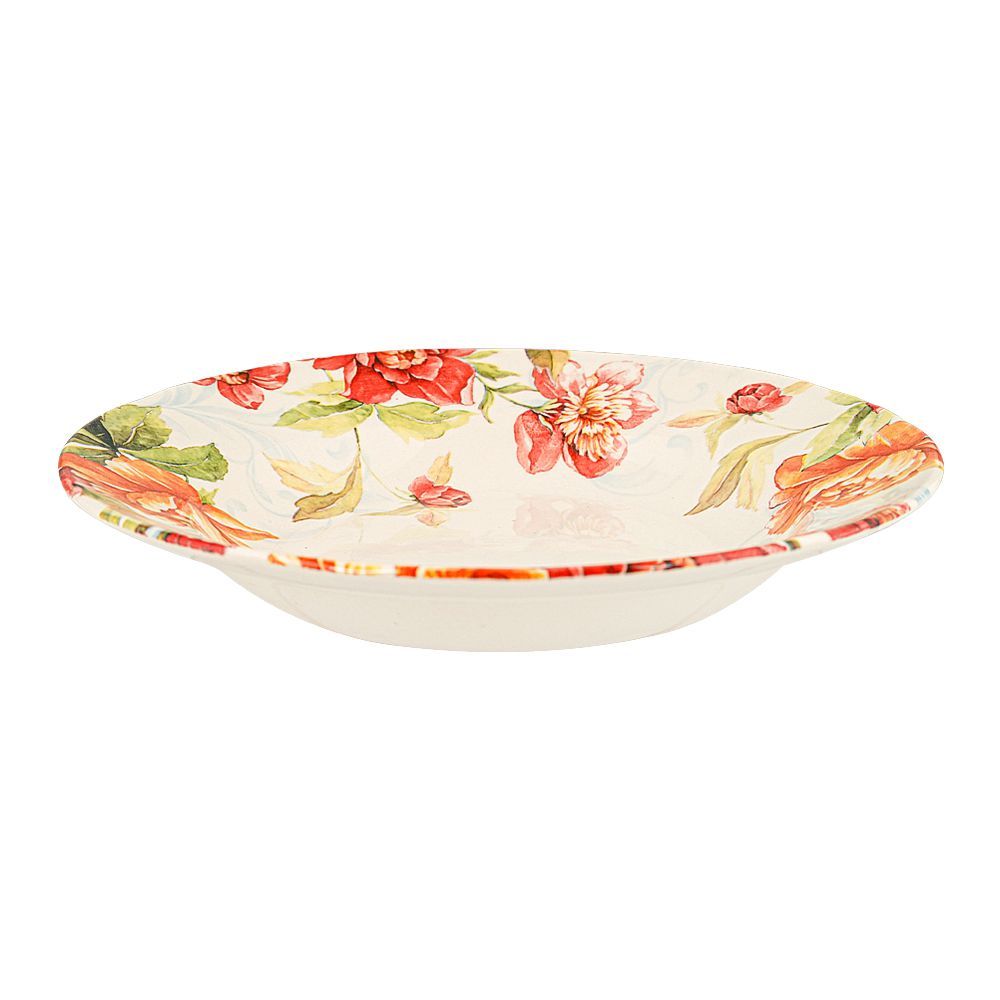 Claytan 9.2" Mod Floral Soup Pasta Deep Bowl, OC1901FS3005
