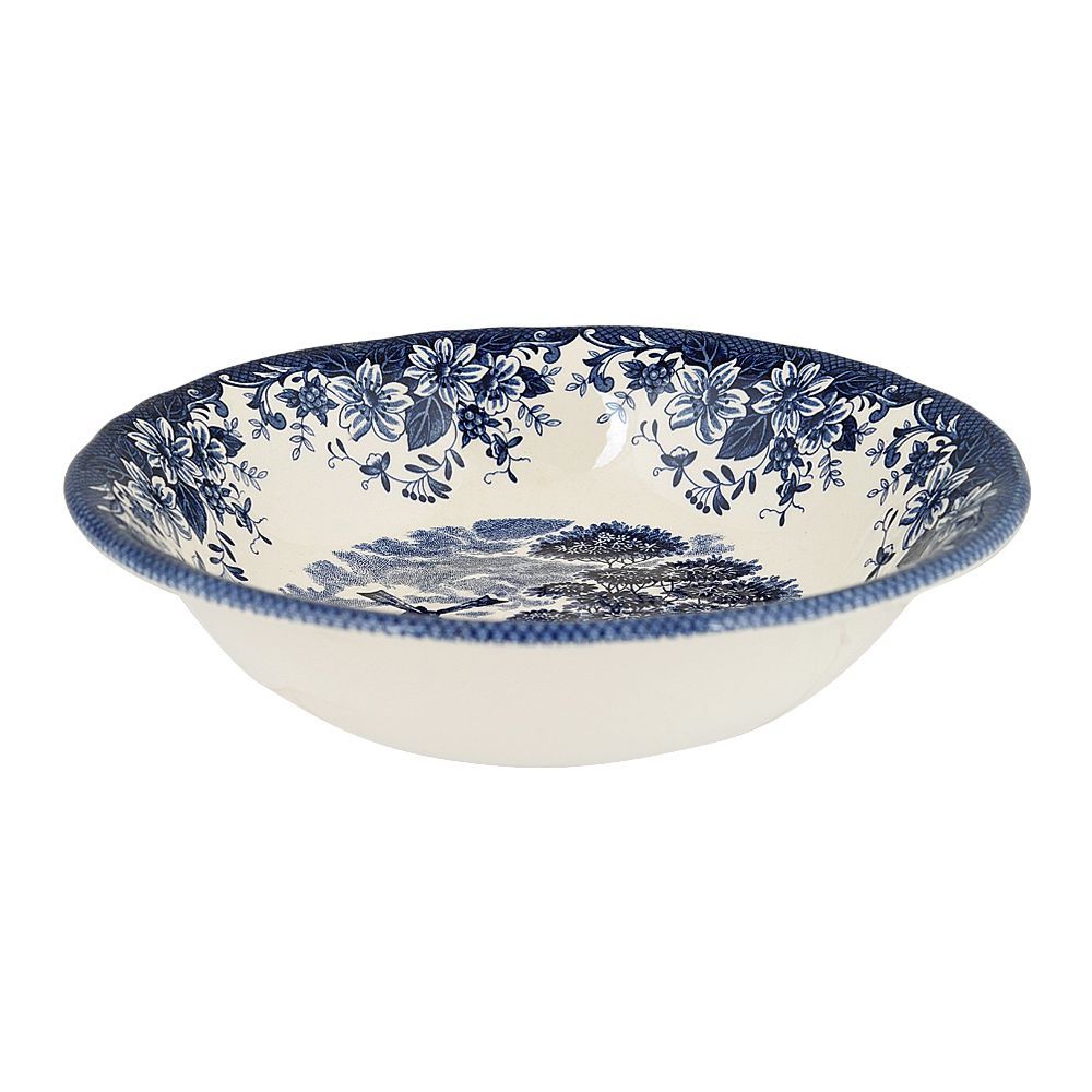 Claytan 9.3" Wind Mill Blue Salad Bowl, OCX185BS3008