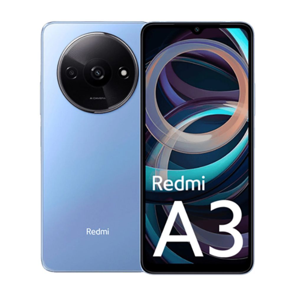 Xiaomi Redmi A3 (4GB/64GB) Smartphone, Blue