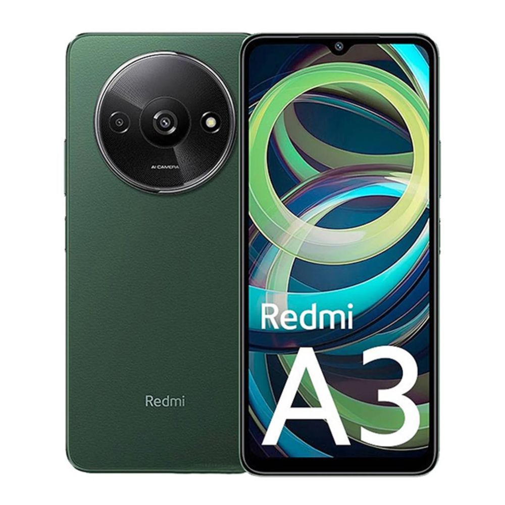 Xiaomi Redmi A3 (4GB/64GB) Smartphone, Green