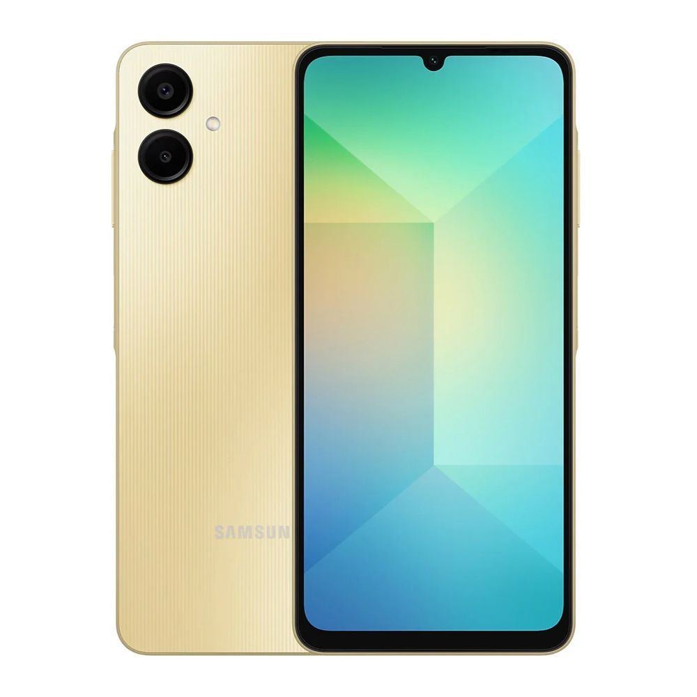 Samsung Galaxy A06 (4GB/128GB) Smartphone, Gold