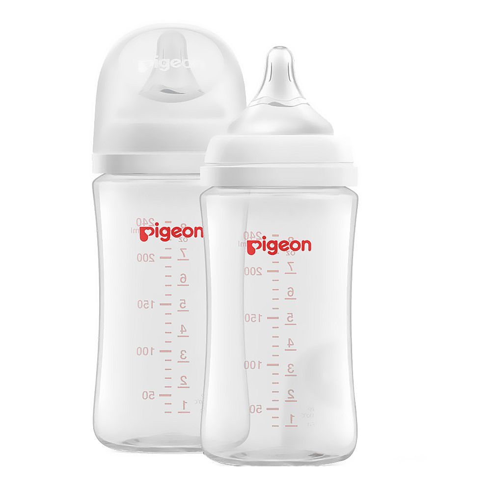Pigeon SofTouch Nursing PP Feeder Bottle, For 3+ Months, 240ml, 2-Pack, A81293