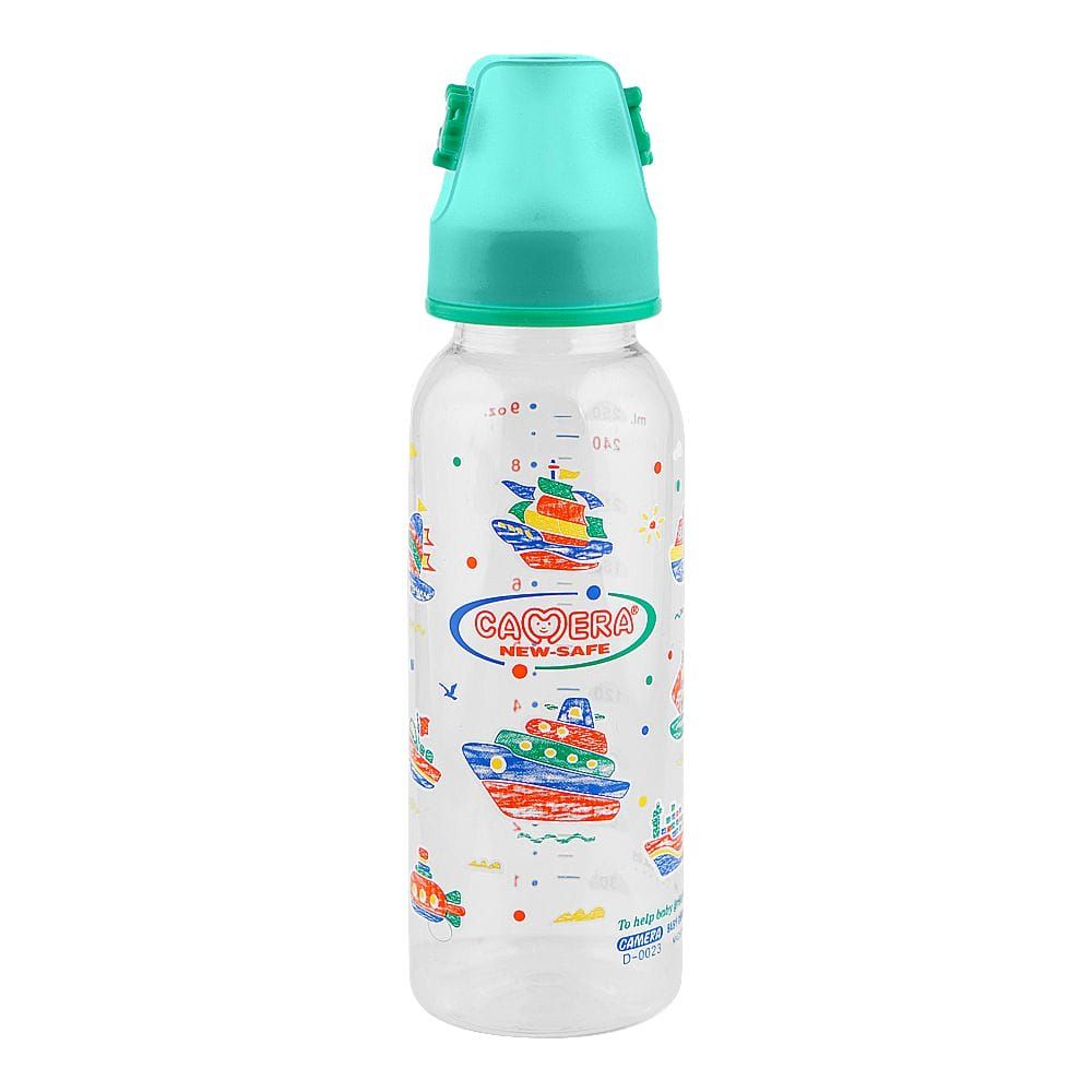 Camera Decorated Feeding Bottle, 250ml, 11829