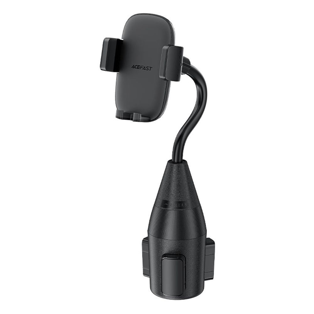 Ace Fast D24 In-Car Cup Holder Phone Mount, Secure Smartphone Holder, Black