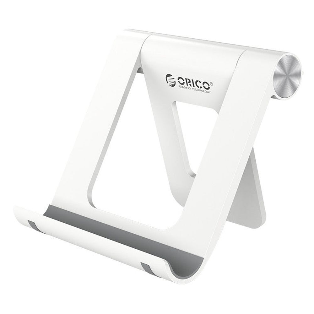 Orico PH2 Phone & Tablet Holder, Portable, Adjustable Stand for Desk, White