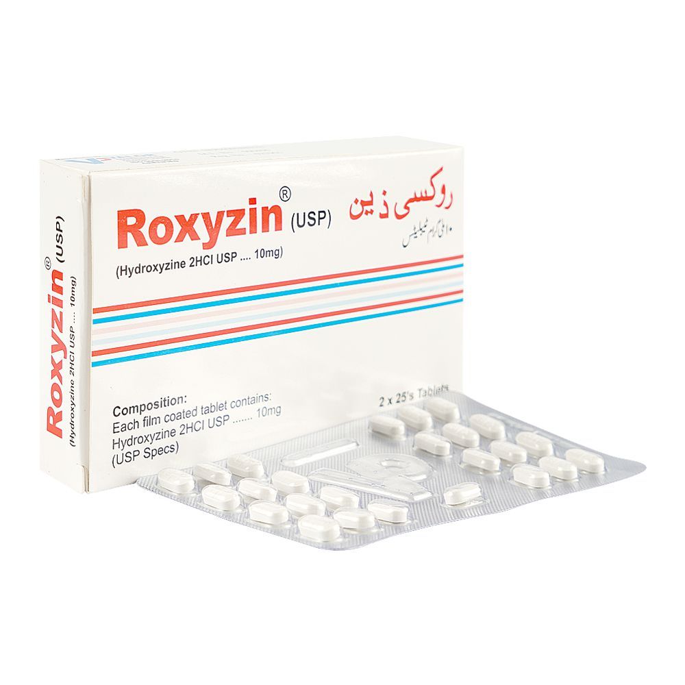 Valor Pharmaceuticals Roxyzin Tablet, 10mg, 1-Strip
