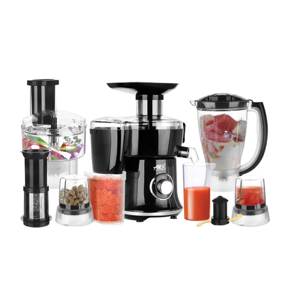 Anex Deluxe Kitchen Robot, 450W, 220-240V, Silver, AG-3153