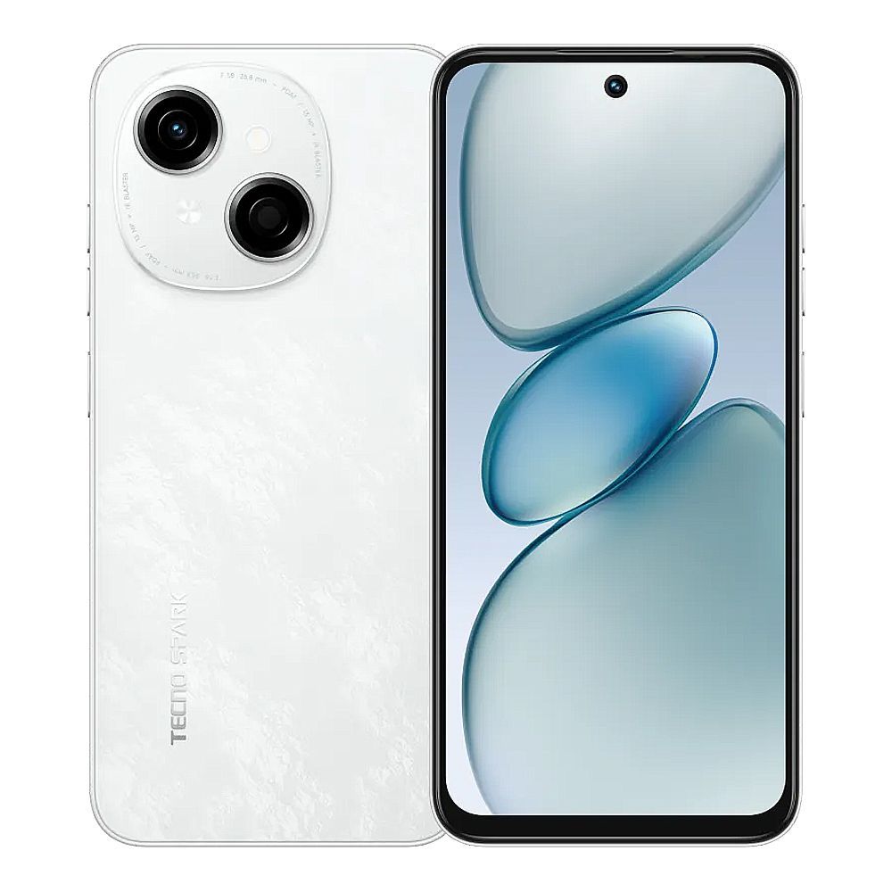 Tecno Spark Go 1 Smartphone (4/128GB), Glittery White
