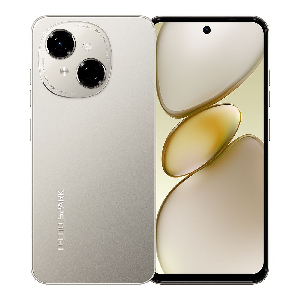 Tecno Spark Go 1 Smartphone (4/128GB), Titanium Gold