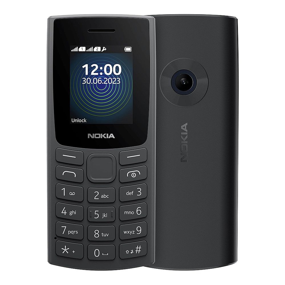 Nokia 110 TA-1567 DS, Dual SIM, Black, 1.8" Screen, 1000mAh Battery, Feature Phone