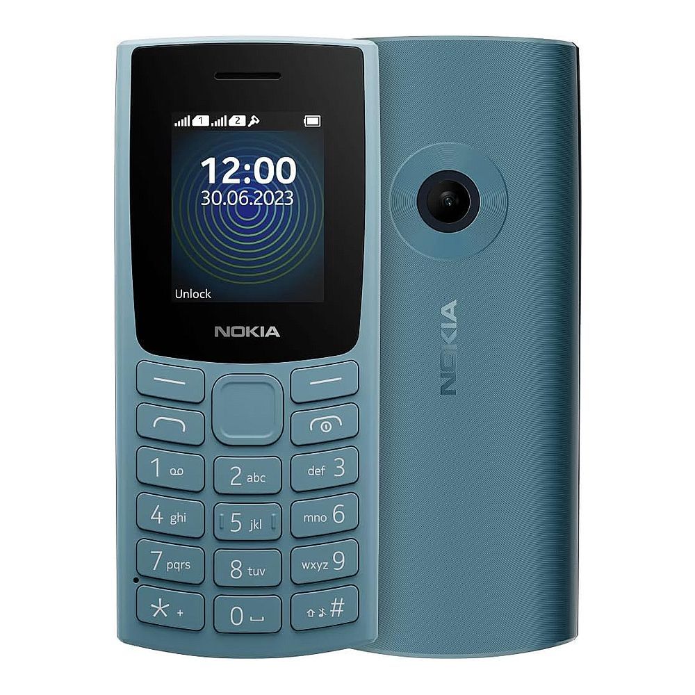 Nokia 110 TA-1567 DS, Dual SIM, Blue, 1.8" Screen, 1000mAh Battery, Feature Phone