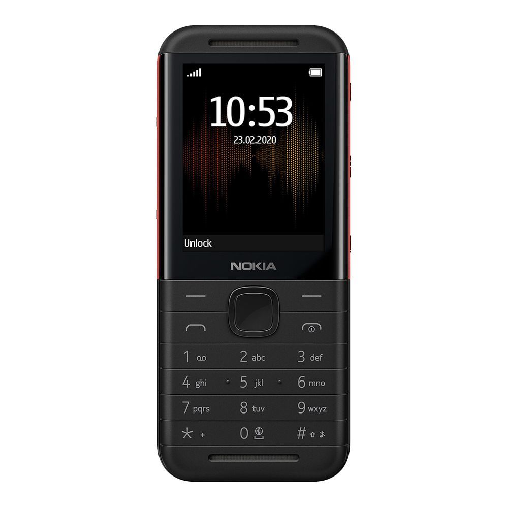 Nokia 5310 TA-1603 DS, Dual SIM, Black & Red, 2.4" Screen, 1200mAh Battery, 8MB, 16MB RAM, Feature Phone