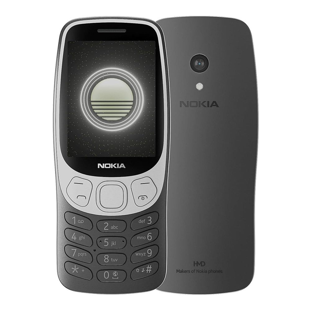 Nokia 3210 TA-1618 DS, Dual SIM, Black, 2.4" Screen, 1450mAh Battery, 64MB RAM, Feature Phone