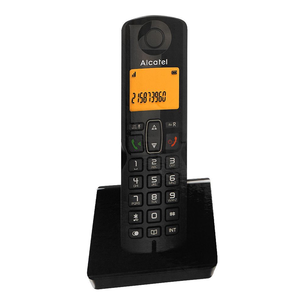 Alcatel Cordless Telephone, Black, S280