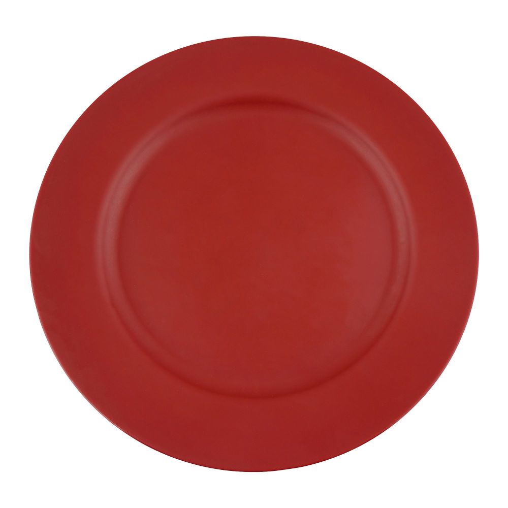 Patex Studios Matt Rice Plate, Red, 1-Pack, 5024