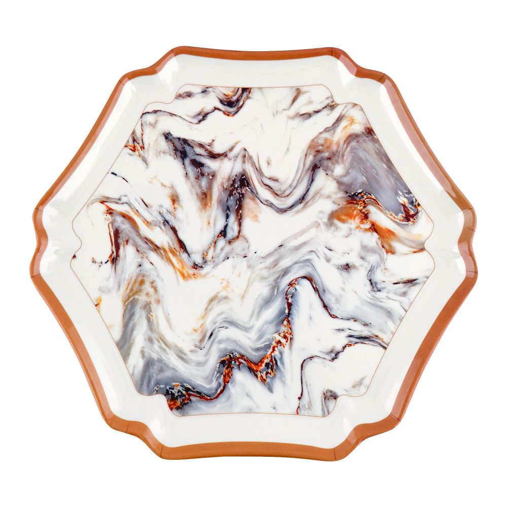 Patex Studios Hexagonal Serving Tray, Small, 1-Pack, HT-216