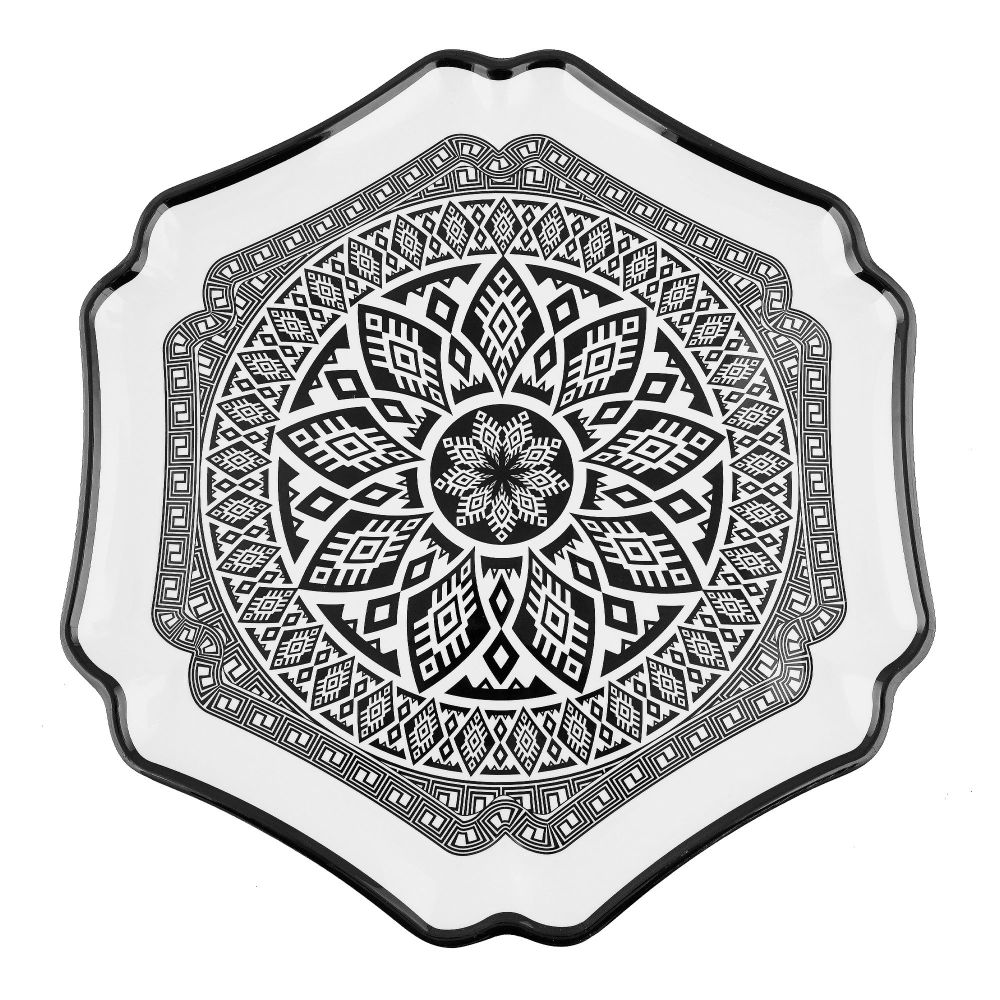 Patex Studios Hexagonal Serving Tray, Large, 1-Pack, HT-213