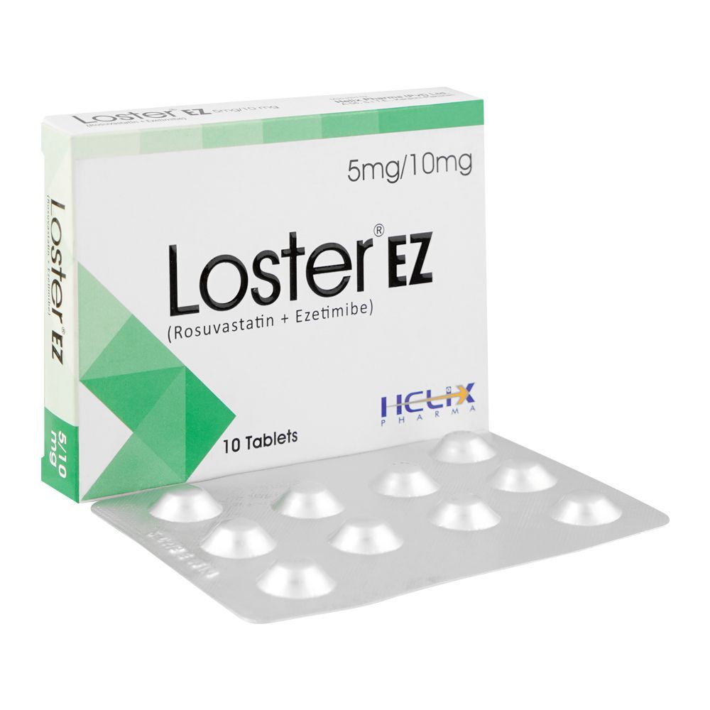 Loster Ez Tablets 10mg/10mg, Box (10 Tablets)