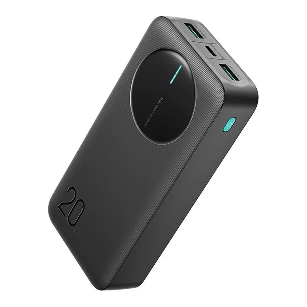 Joyroom 2.4A LED 20000mAh Power Bank, Black, JR-PBF14