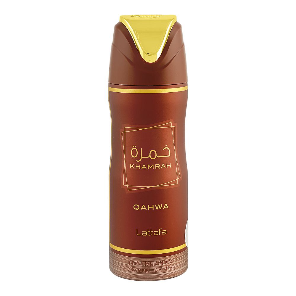 Lattafa Khamrah Qahwa Body Spray For Men & Women, 200ml