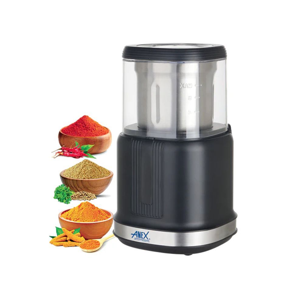 Anex Deluxe Grinder, Black, 380W, 220-240V, AG-646