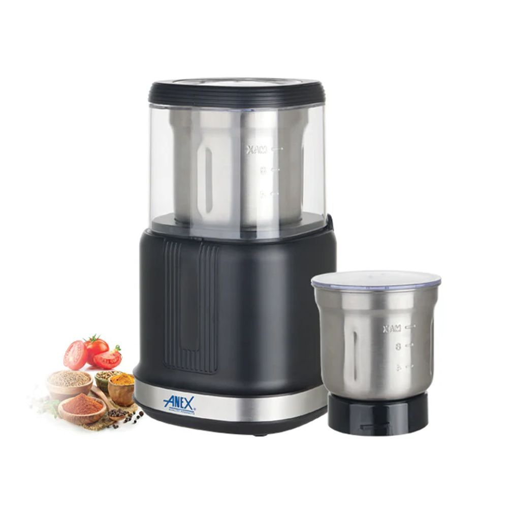 Anex Deluxe Grinder, Black, 380W, 220-240V, AG-647