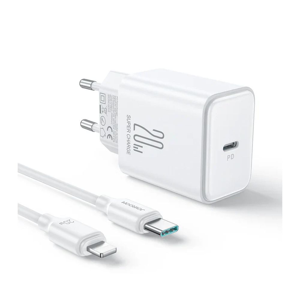 Joyroom PD 20W Fast Charger White, JR-TCF06EU